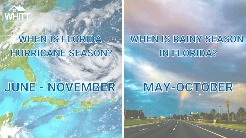 when is florida rainy season? when is florida hurricane season