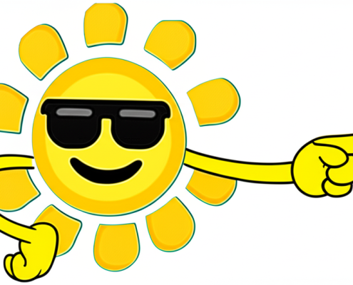 Sunman_Pointing Left Yellow